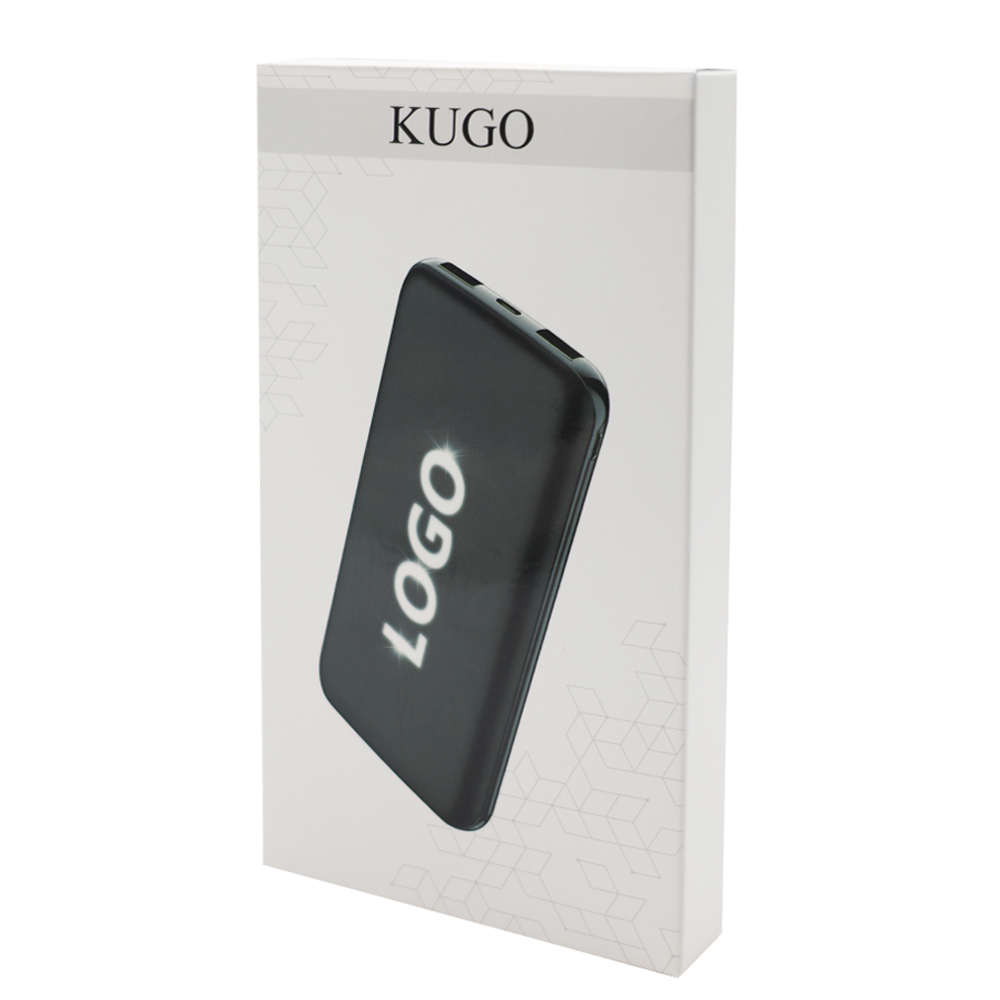 Внешний аккумулятор Kugo, Черный-5