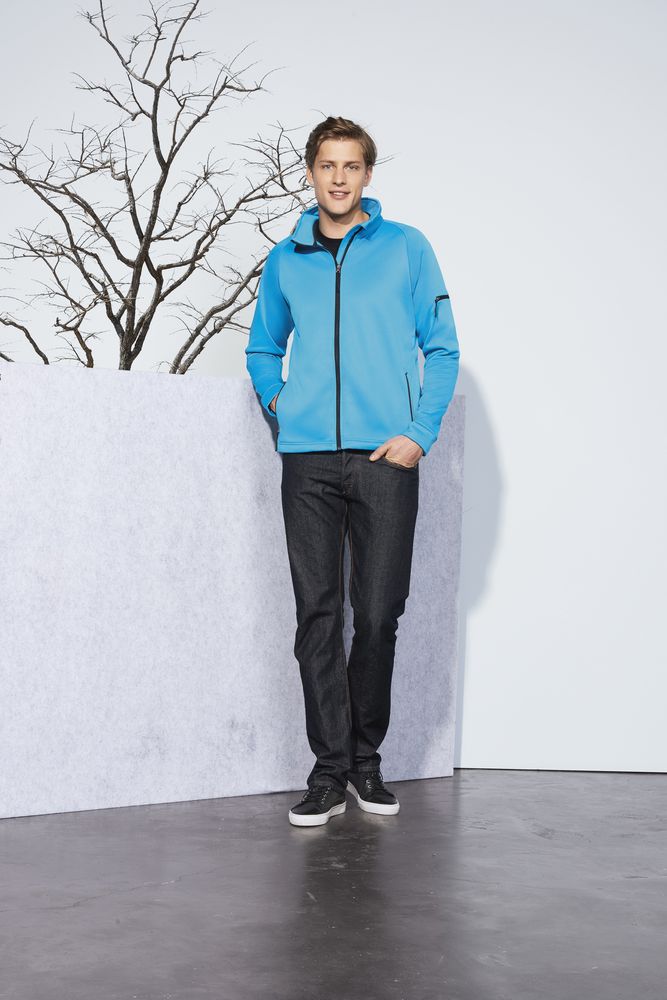 Куртка флисовая мужская New Look Men 250, бирюзовая-4