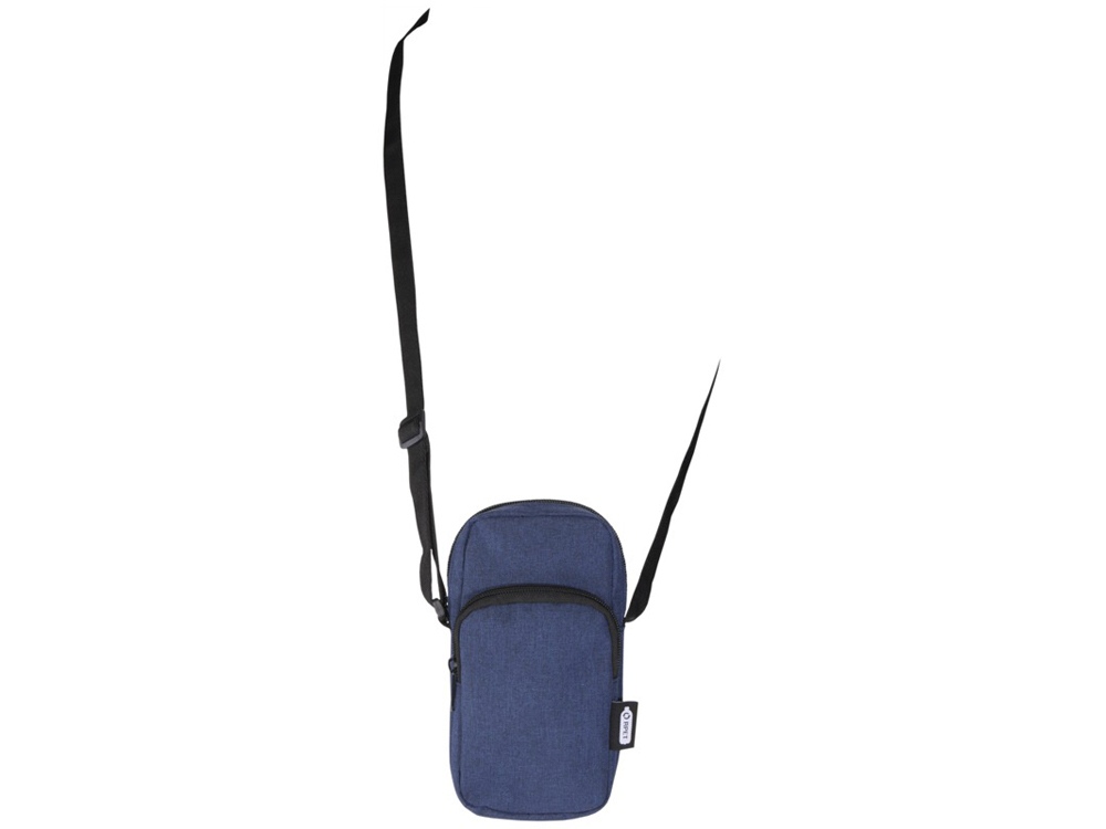 Сумка для телефона Ross из переработанного материала, синий navy-4