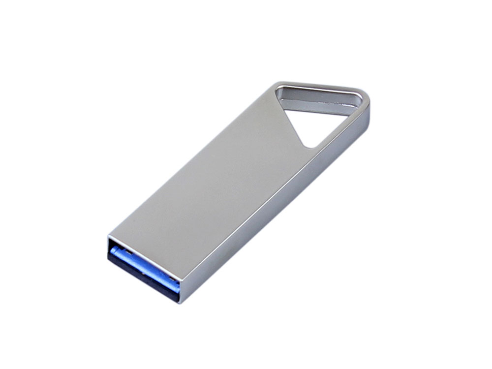 USB 2.0-флешка на 128 Гб с мини чипом, компактный дизайн, отверстие треугольной формы для цепочки-1