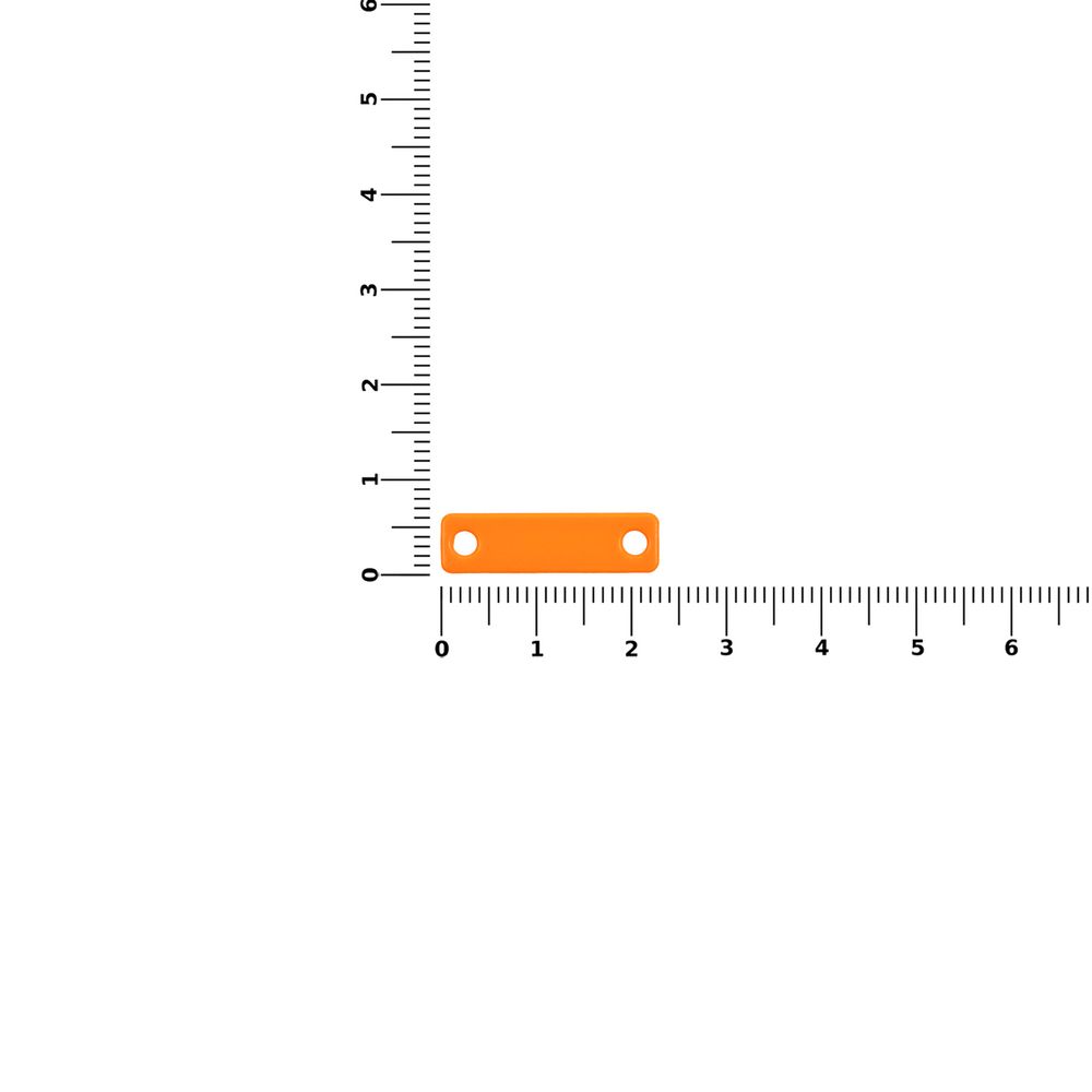 Шильдик металлический Alfa Liten, оранжевый неон-1