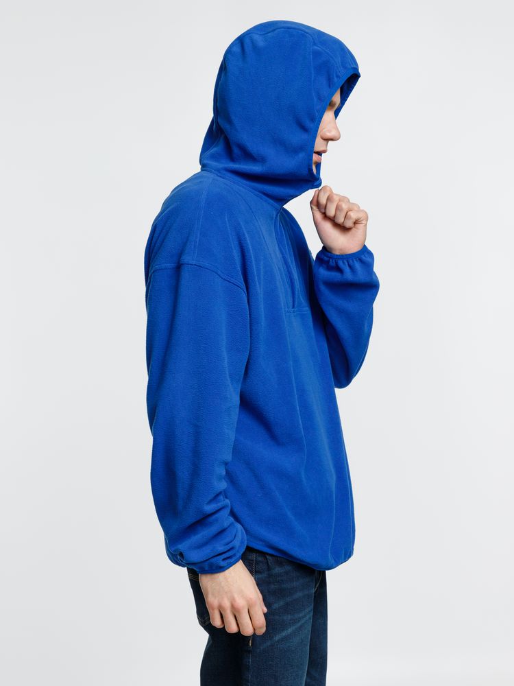 Анорак флисовый унисекс Fliska, ярко-синий-3