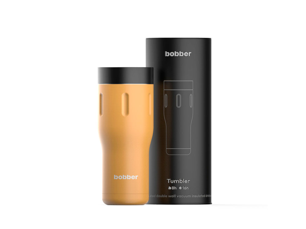 Термос питьевой, вакуумный, бытовой, тм bobber. Объем 0,47 литра. Артикул Tumbler-470 Ginger Tonic-0