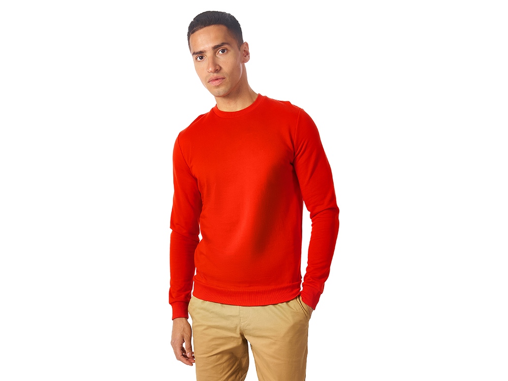 Свитшот Motion унисекс с начесом, красный-1