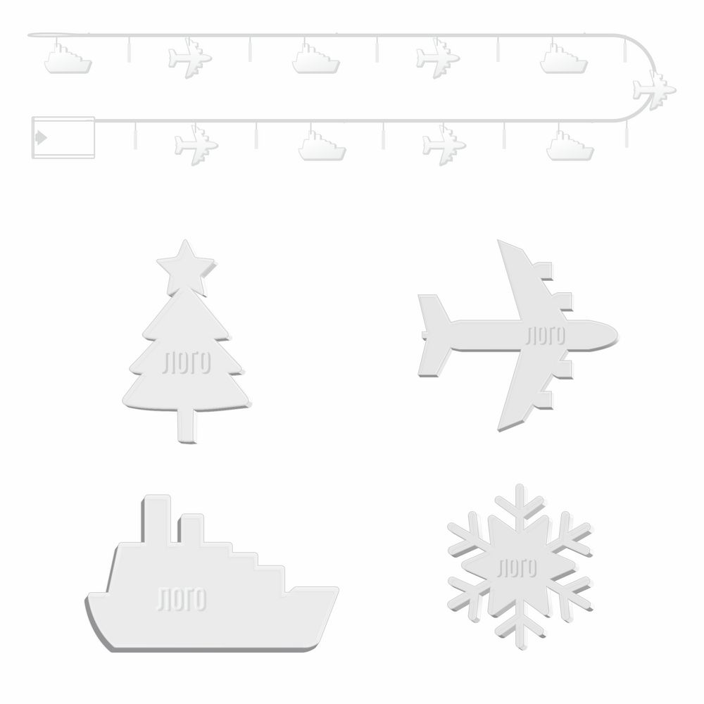 Гирлянда с индивидуальными фигурками AcryLED на заказ-0