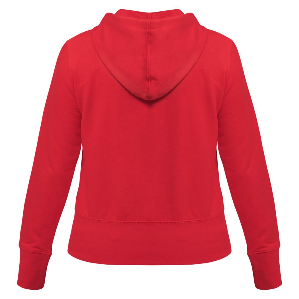 Толстовка женская Hooded Full Zip красная-3
