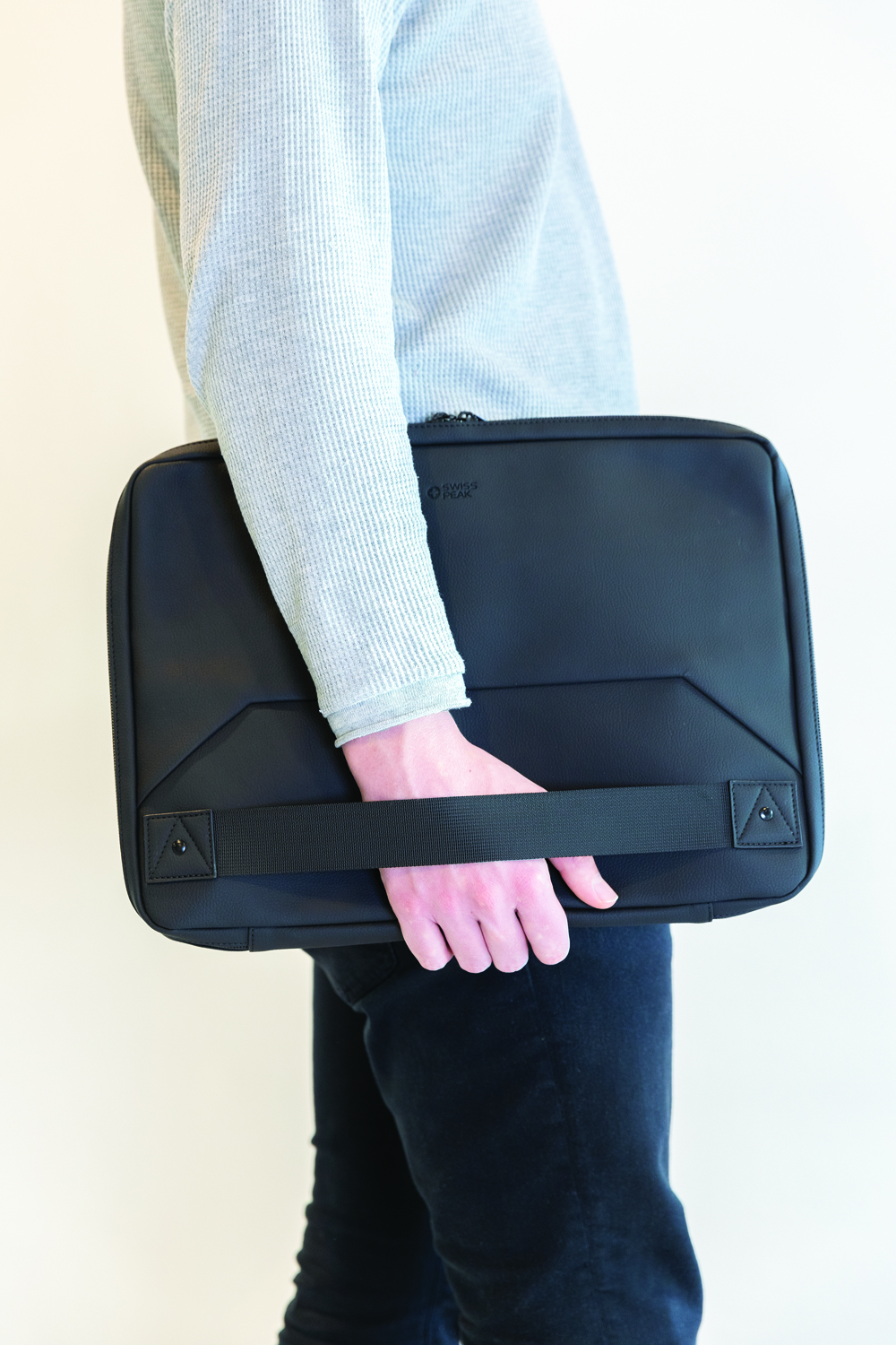 Чехол-органайзер для ноутбука Swiss Peak из экокожи (без ПВХ)-9