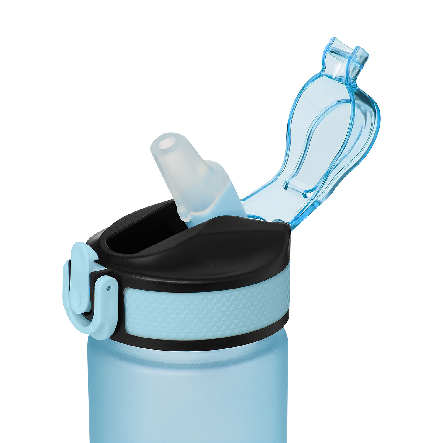 Бутылка для воды Флип мини (Flip mini), голубая-2