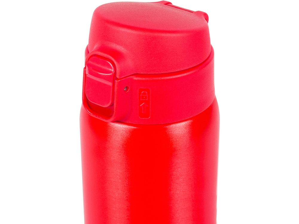 Термокружка Relaxika 701 (0,48 литра), красная (без лого)-8