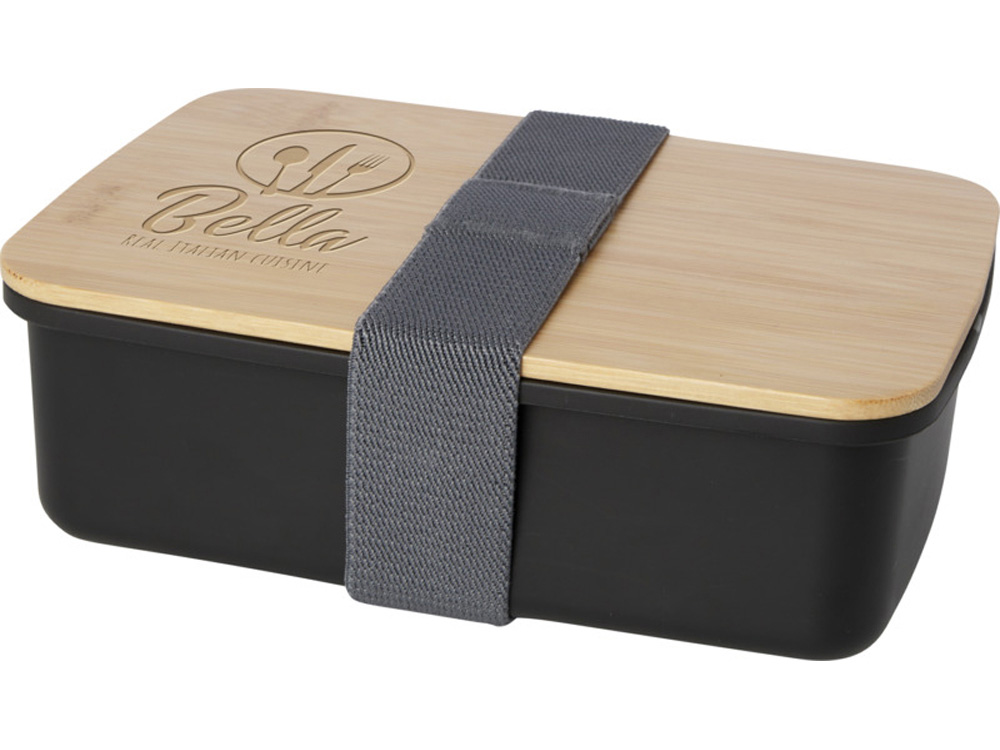 Mangi Ланч-бокс 750 мл - сплошной черный-5