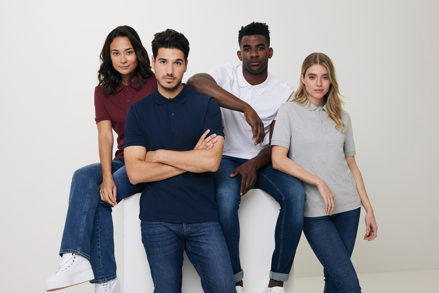 Рубашка поло Iqoniq Yosemite из переработанного хлопка-пике, унисекс, 220 г/м²-4