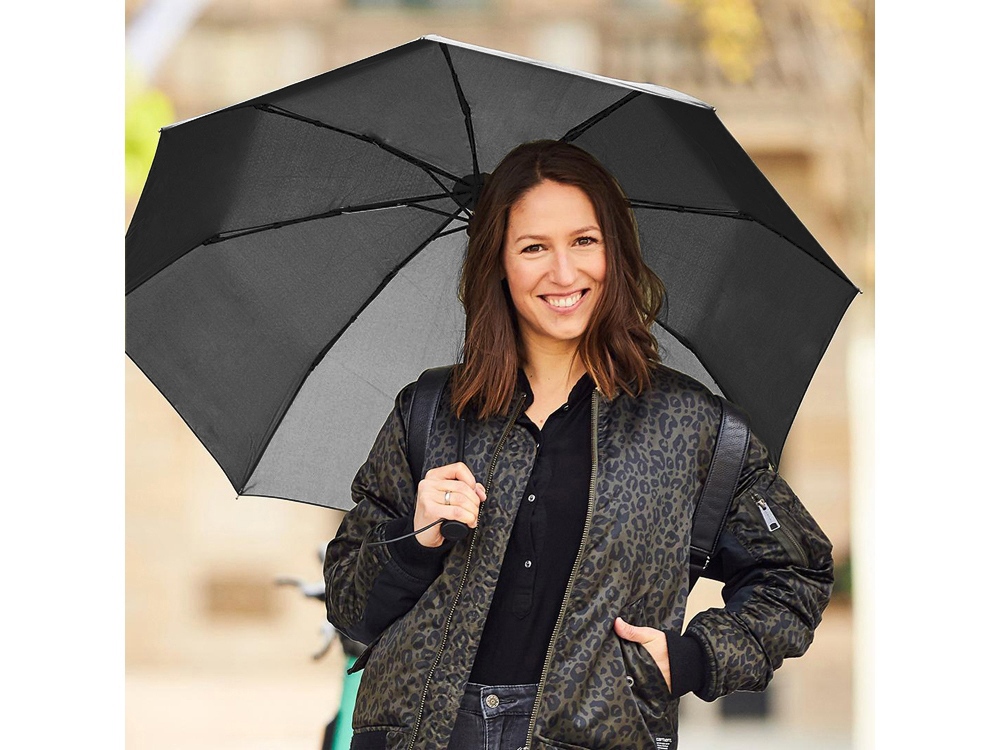 Зонт складной 5412 Pocky автомат, черный-7