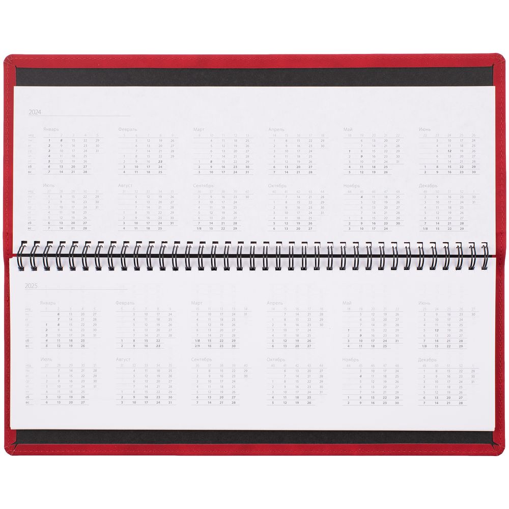 Планинг Urban, недатированный, красный-2