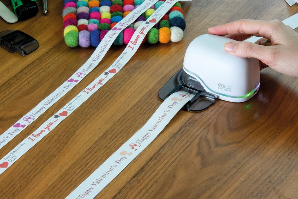 Лента Colop E-mark 25, белая-2