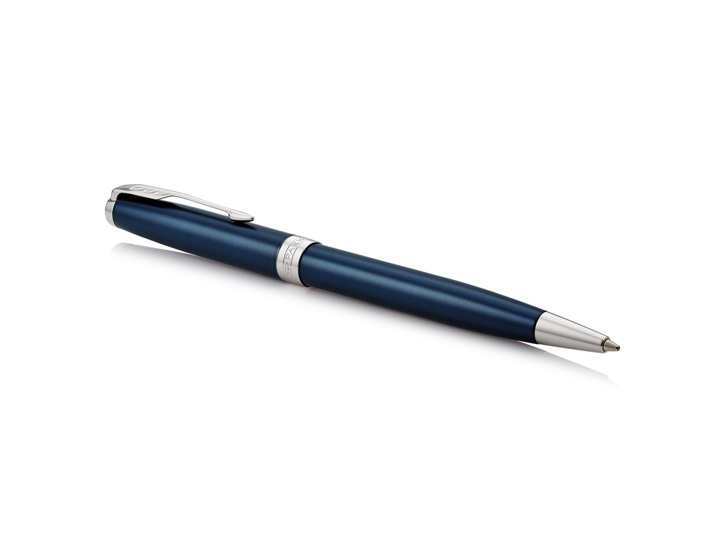 Ручка шариковая Parker Sonnet Core Subtle Blue CT, синий/серебристый-1