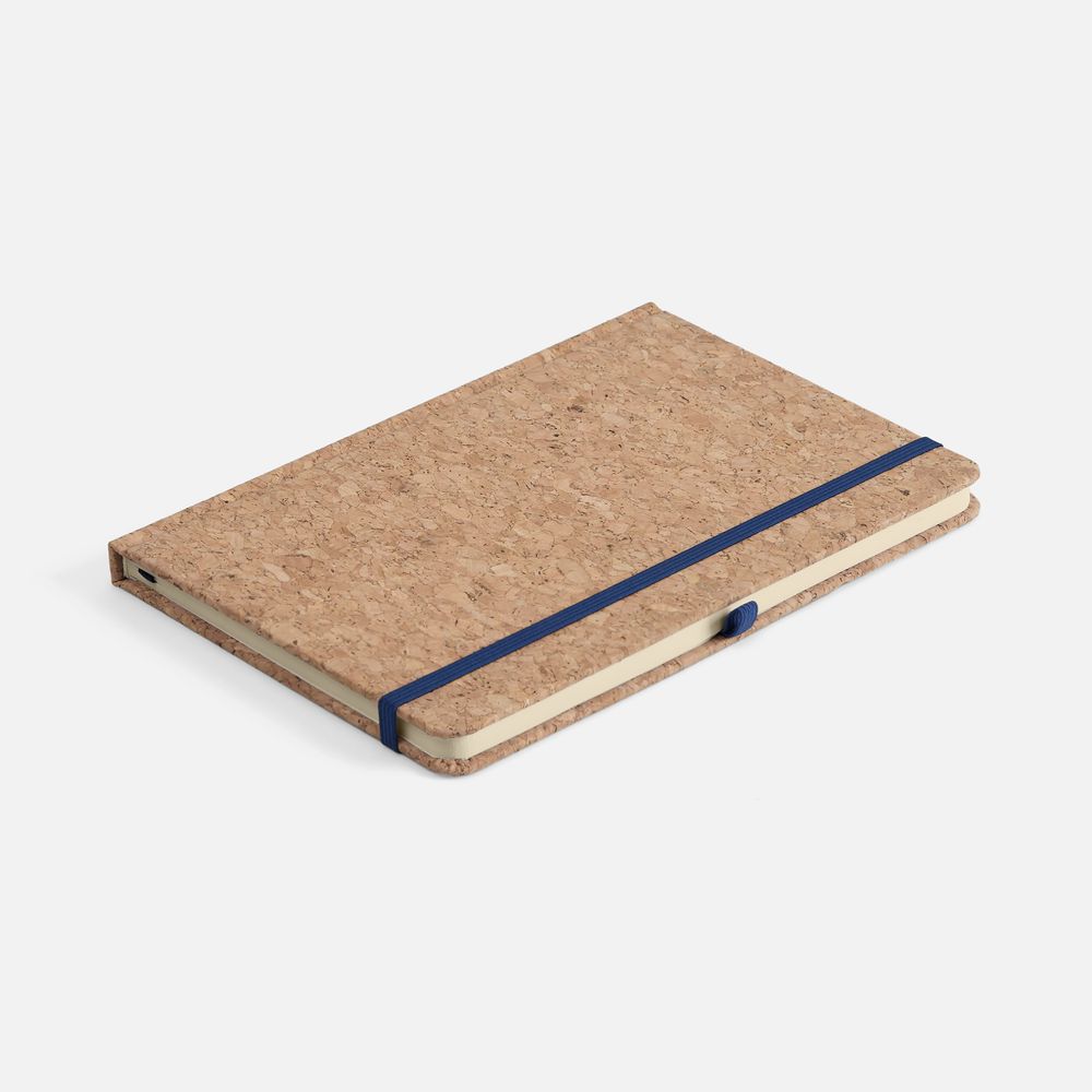 Блокнот Corkfolio, синий-2