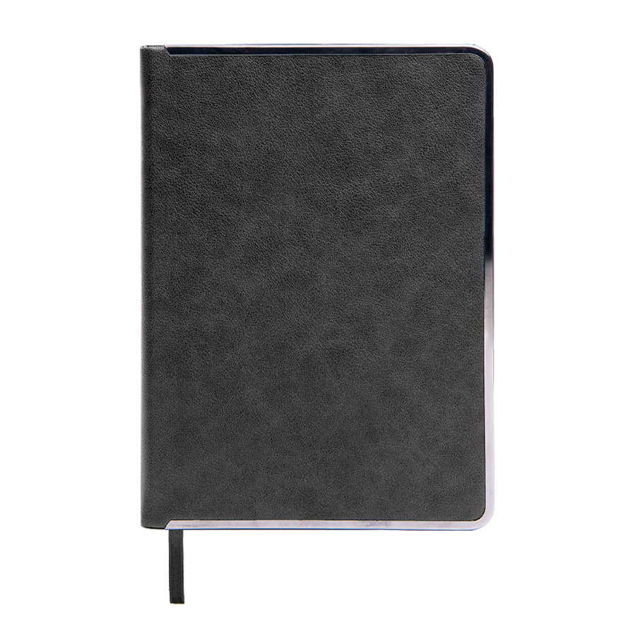 Ежедневник недатированный Montrose, формат А5, в линейку, темно-серый-1