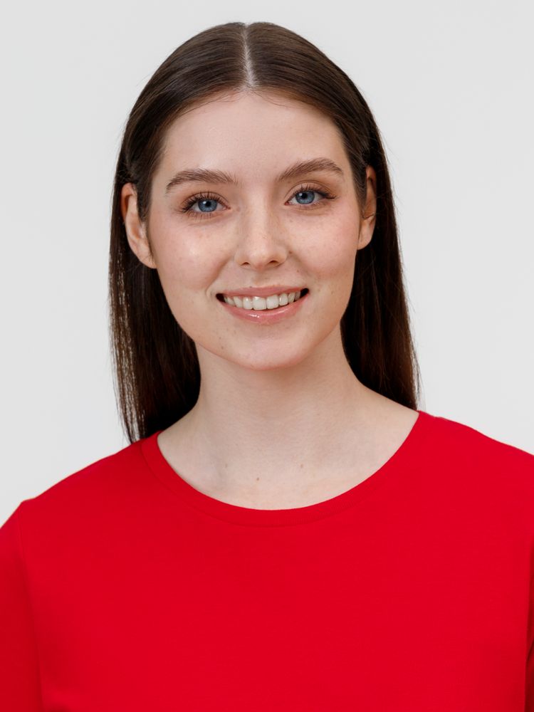 Футболка женская E150, оранжевая-2