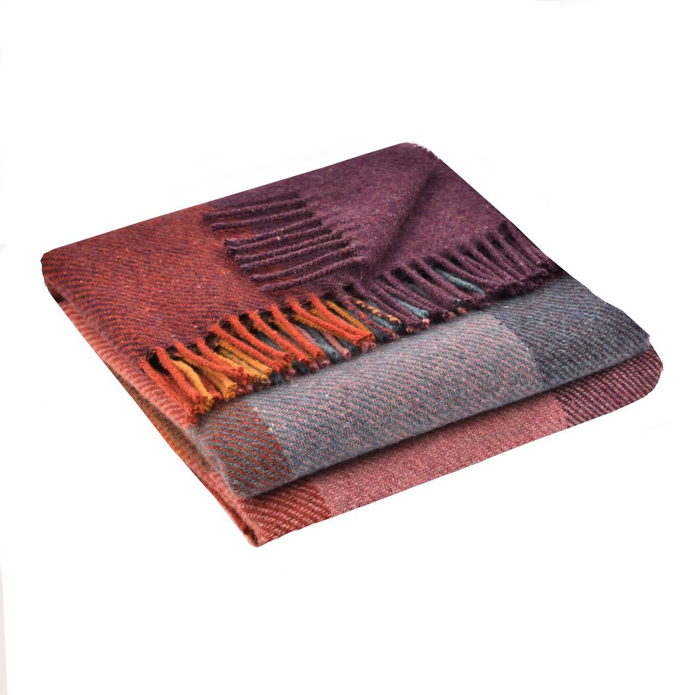 Плед Аrequipa, фиолетовый с серым-1