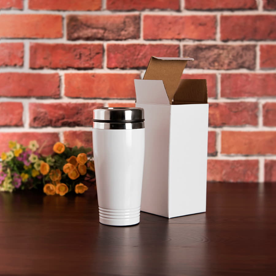 Термокружка "WHITE" 450 мл, белый-2