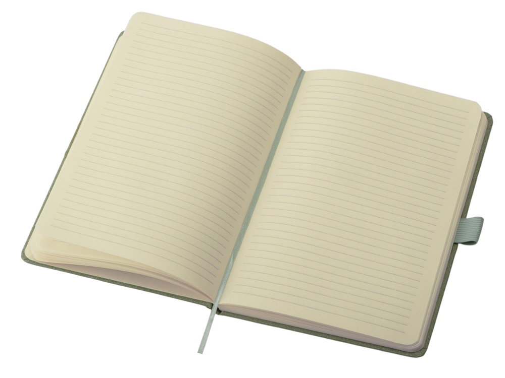 Блокнот А5 Snow Hard твердая обложка, 80 листов 70 гр/м2, зеленый-2