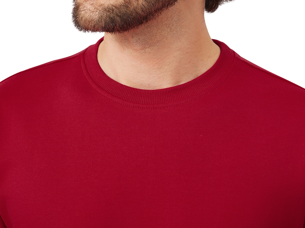 Футболка из френч терри Warsaw унисекс 220гр, красный-4