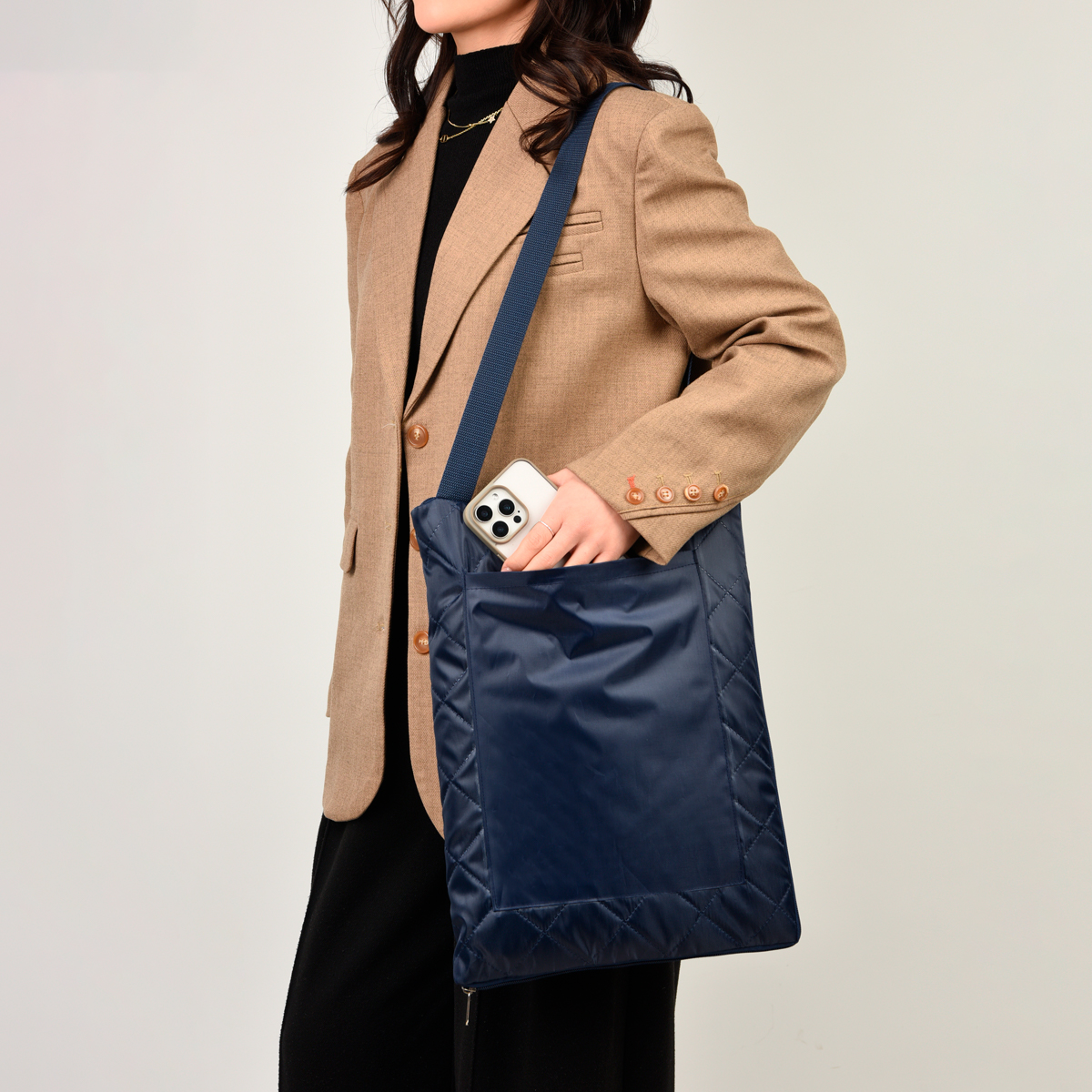 Плед-сумка WEEKEND, Тёмно-синий-2