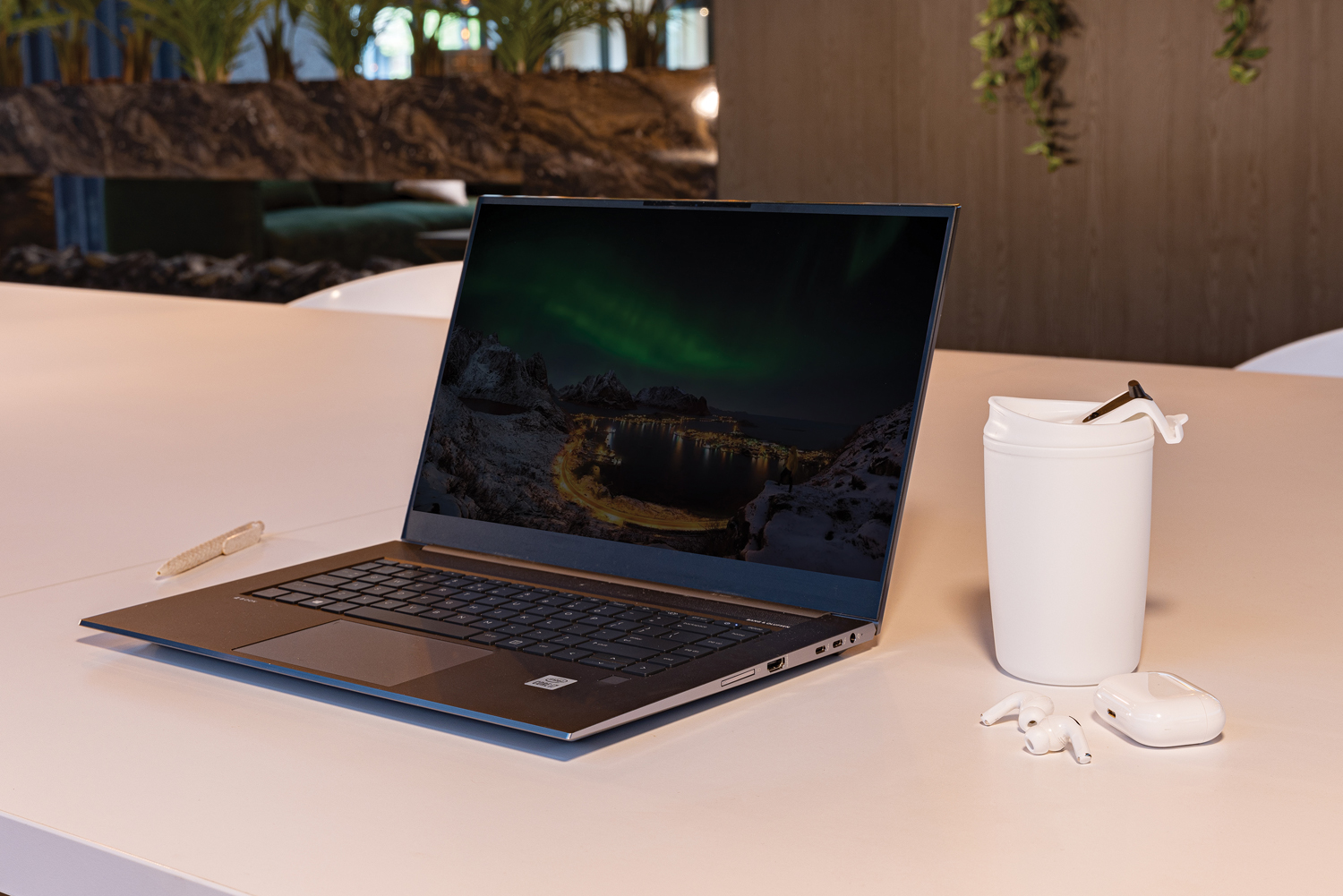 Термокружка с крышкой для кофе из переработанного полипропилена GRS, 300 мл-5