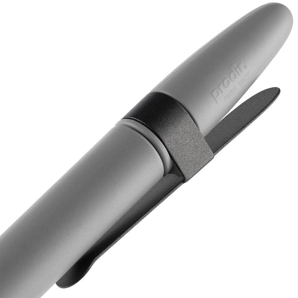Ручка шариковая Prodir DS5 TSM Metal Clip, серая-3