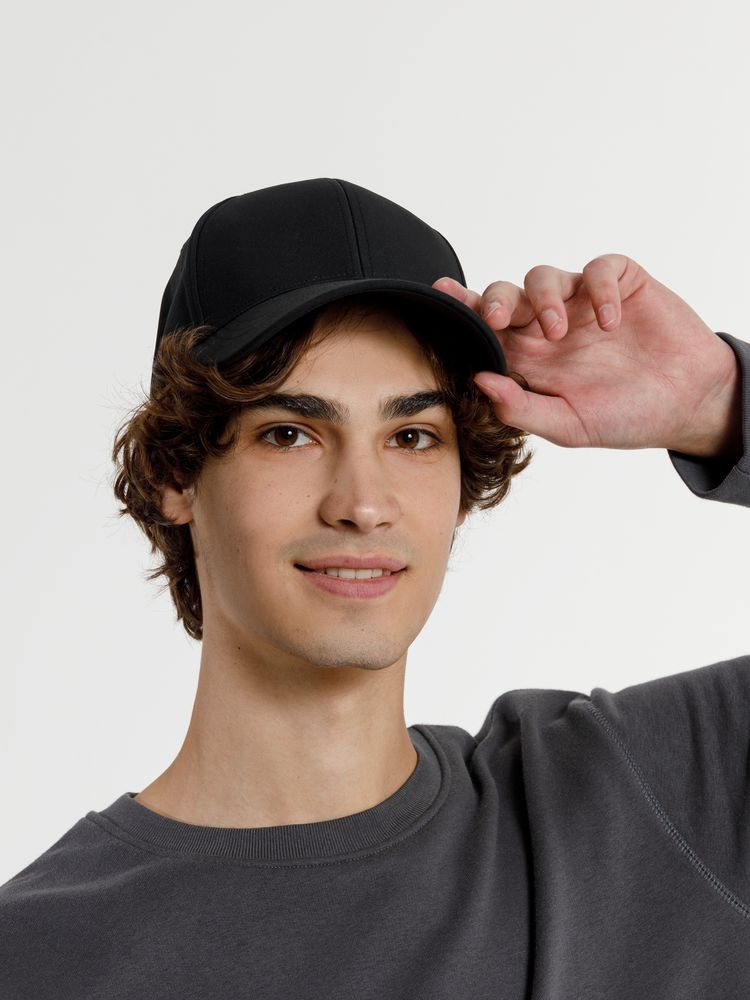 Бейсболка Cityscape, черная-2