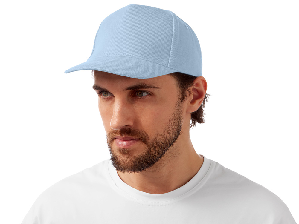 Бейсболка Florida 350 5-панельная, небесно-голубой-1