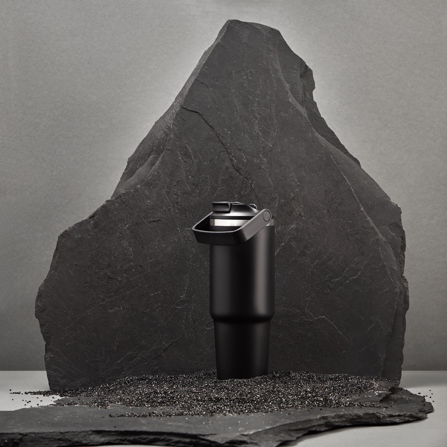 Термокружка вакуумная Монтана (Montana), черный-12