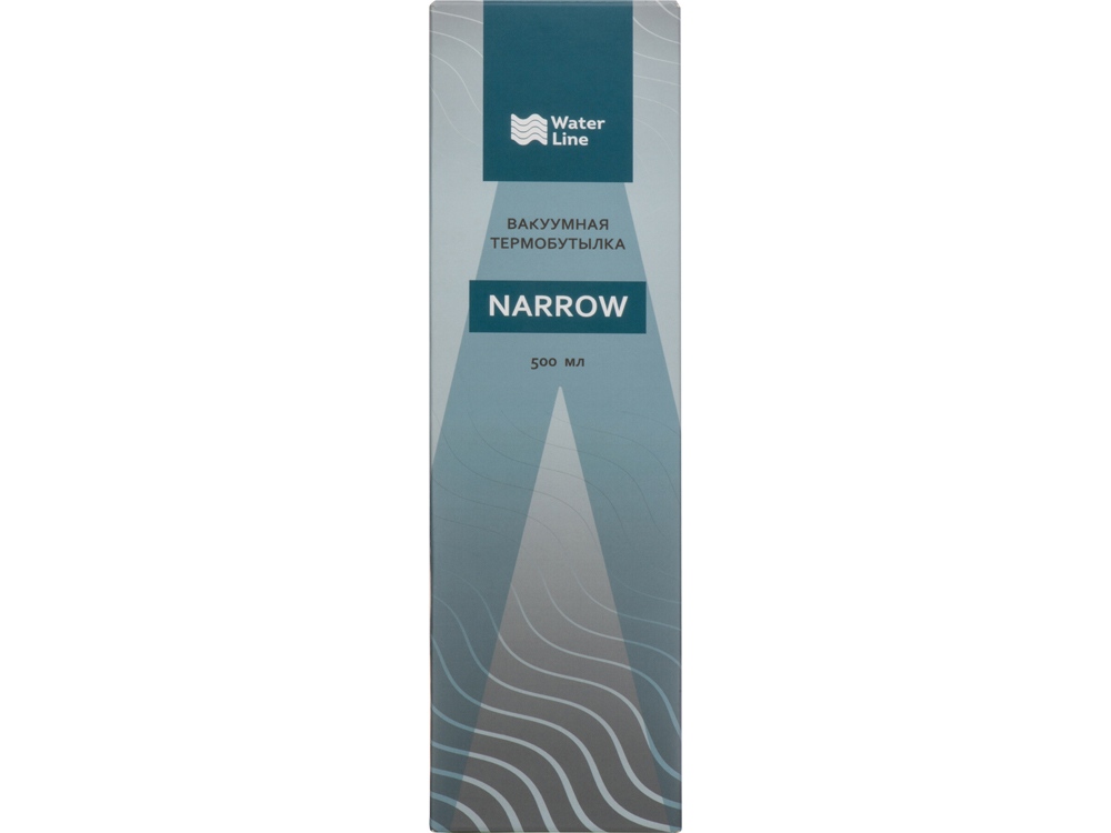 Термобутылка Narrow с вакуумной изоляцией, 500 мл, черный-8