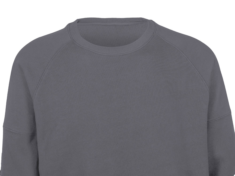 Свитшот оверсайз Paris, унисекс, темно-серый-14