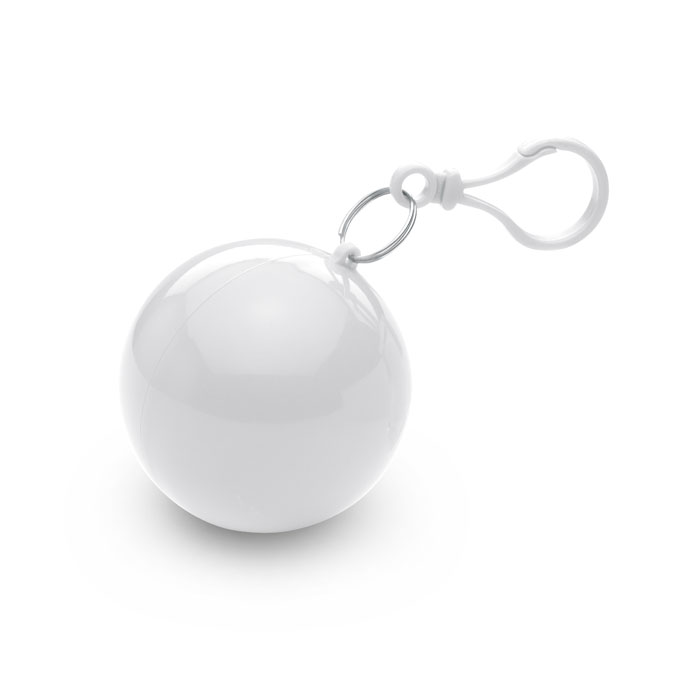 Дождевик в круглом чехле, белый-0