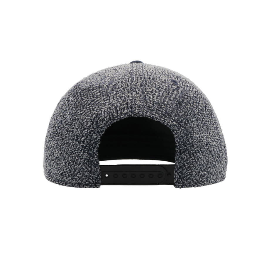 Бейсболка KIK, 6 клиньев, пластиковая застежка, темно-синий-4