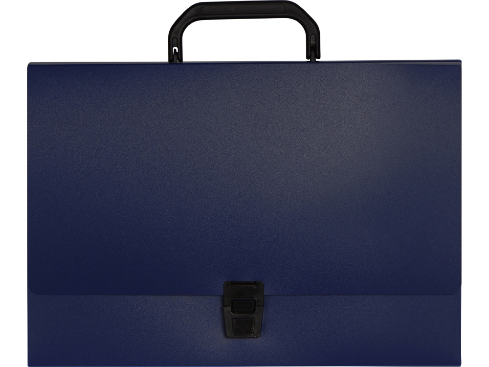 Папка-портфель А4, синий-1