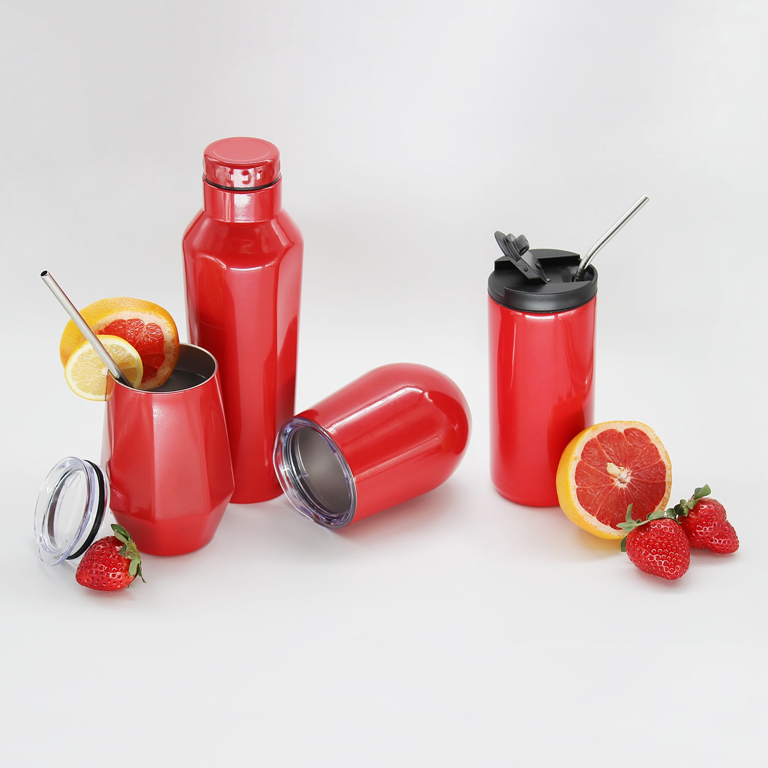 Термостакан AutoMate (красный)-8