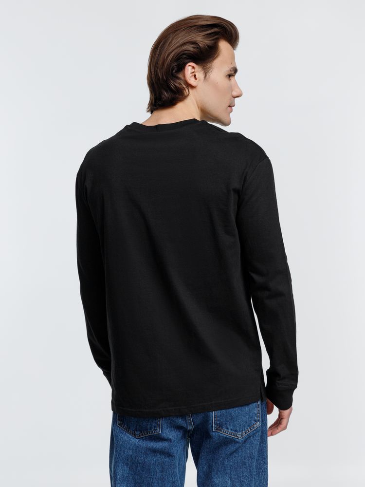 Футболка унисекс с длинным рукавом Pioneer LSL, черная-6