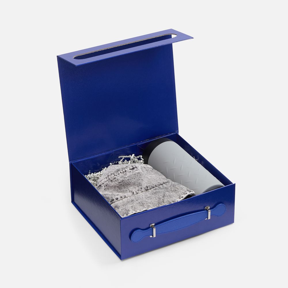 Коробка складная Holdfold, S, синяя-1