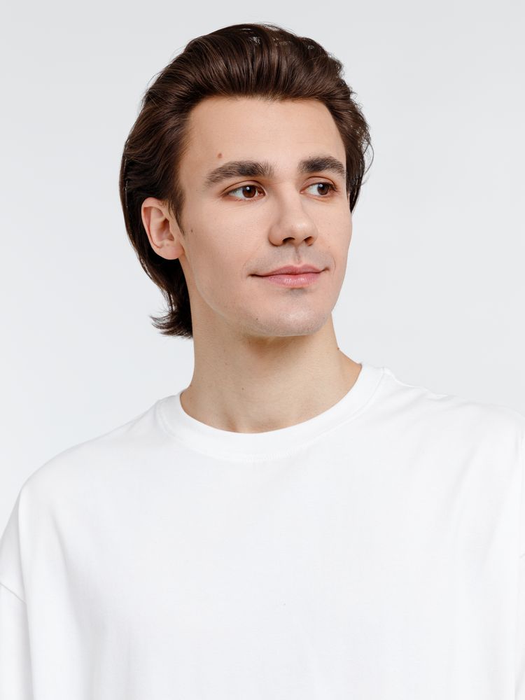 Футболка оверсайз унисекс Big Haul, молочно-белая-6