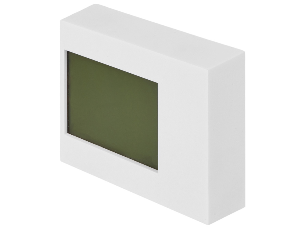 Настольные электронные мультифункциональные часы Rotatio с подсветкой, белый-5