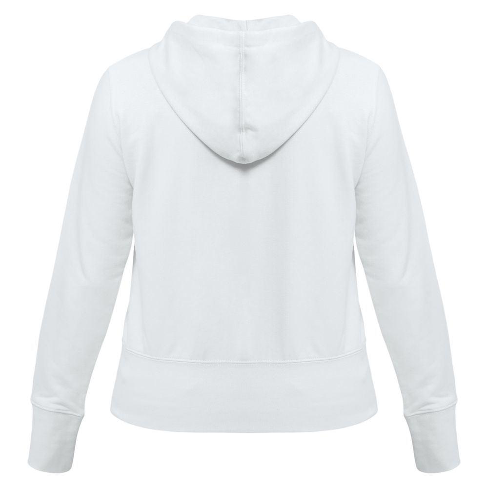 Толстовка женская Hooded Full Zip белая-3