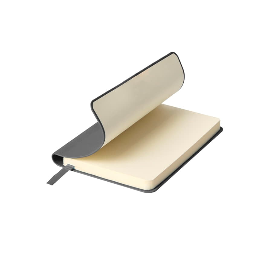 Ежедневник недатированный SALLY, A6, серый, кремовый блок в линейку, серый-3