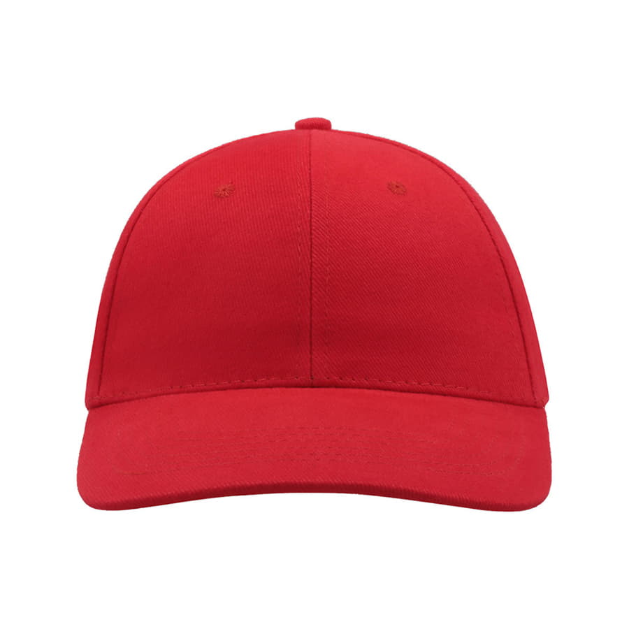 Бейсболка LIBERTY SIX BUCKLE, 6 клиньев, металлическая застежка, красный-4