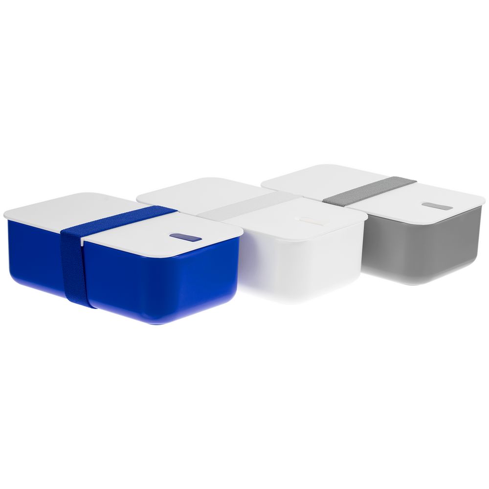 Ланчбокс Lunch Hour, белый с серым-3