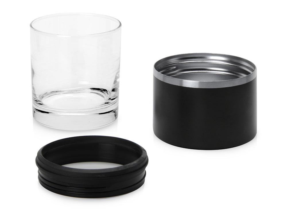 Тумблер для виски WHISKEY KUZIE, серебристый-3