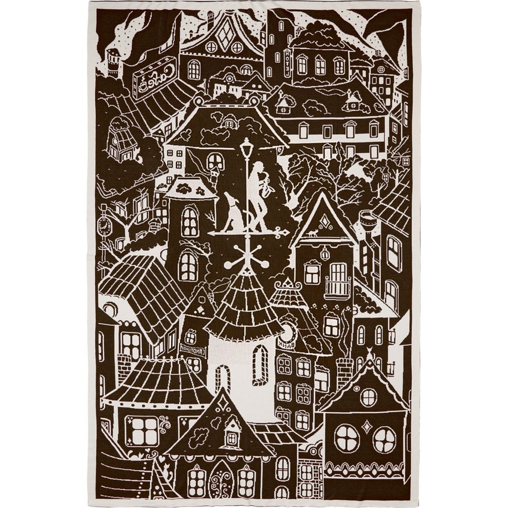 Плед на заказ Tricksy Net, 2 цвета, М, акрил-3