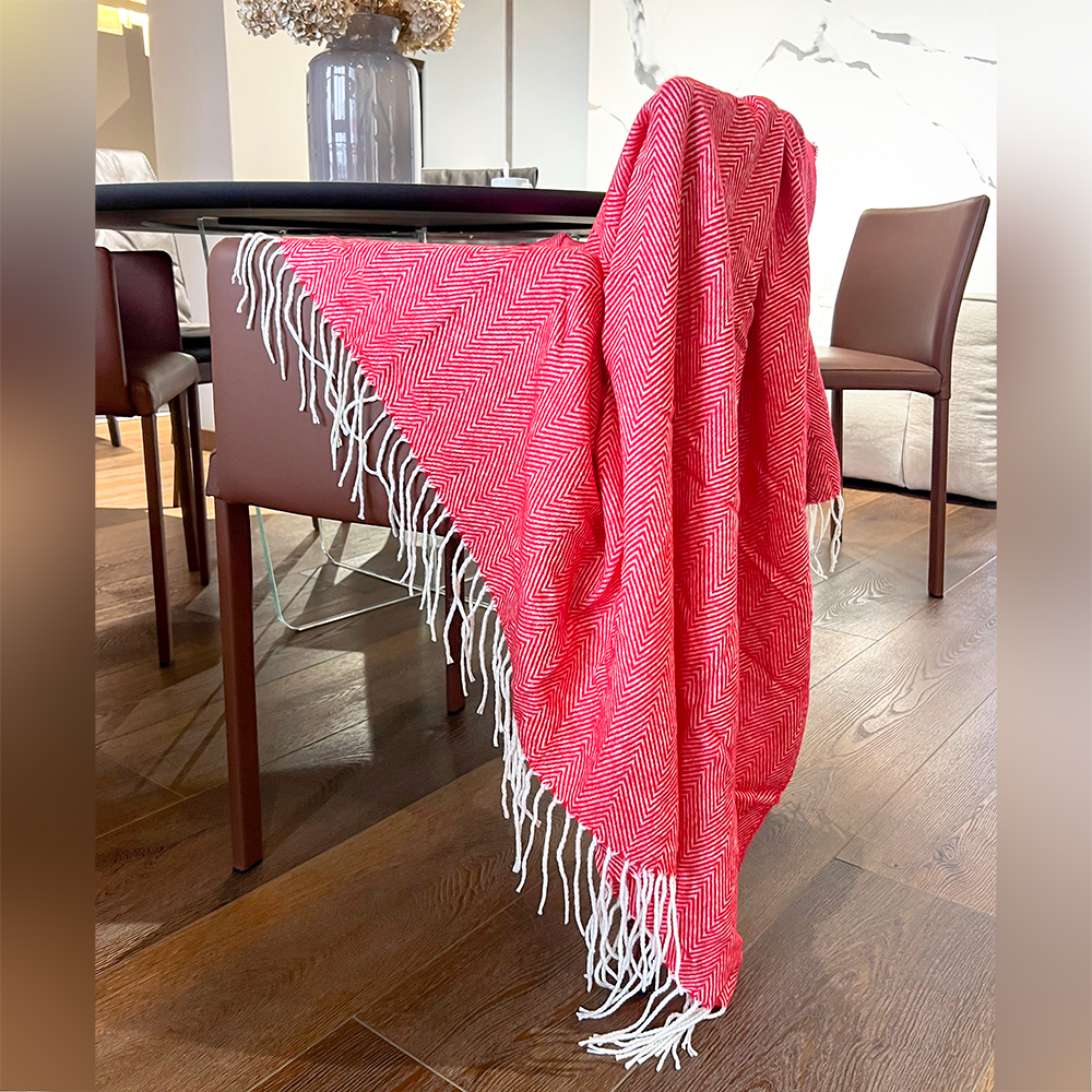 Плед акриловый Samum, Красный-3