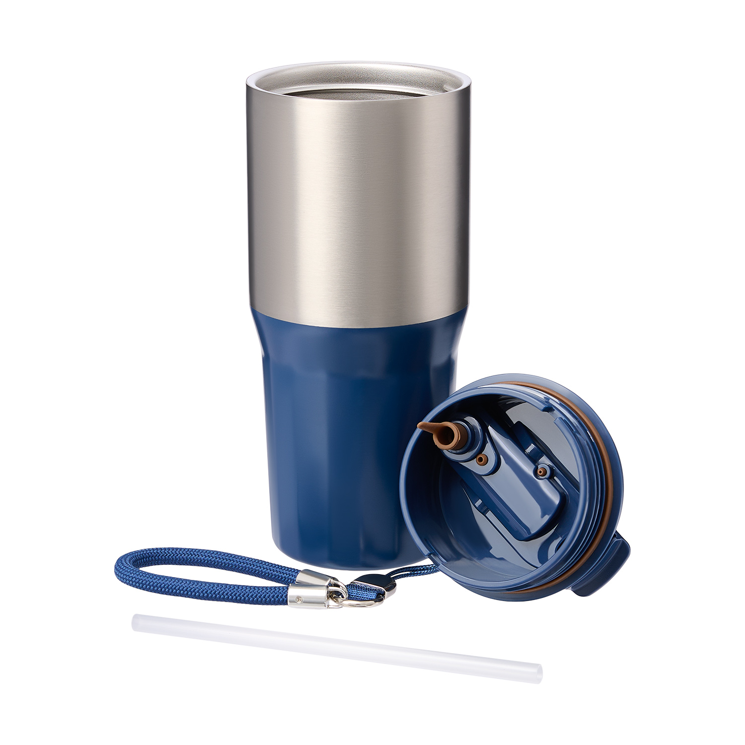 Термокружка вакуумная Avenue, синяя-6